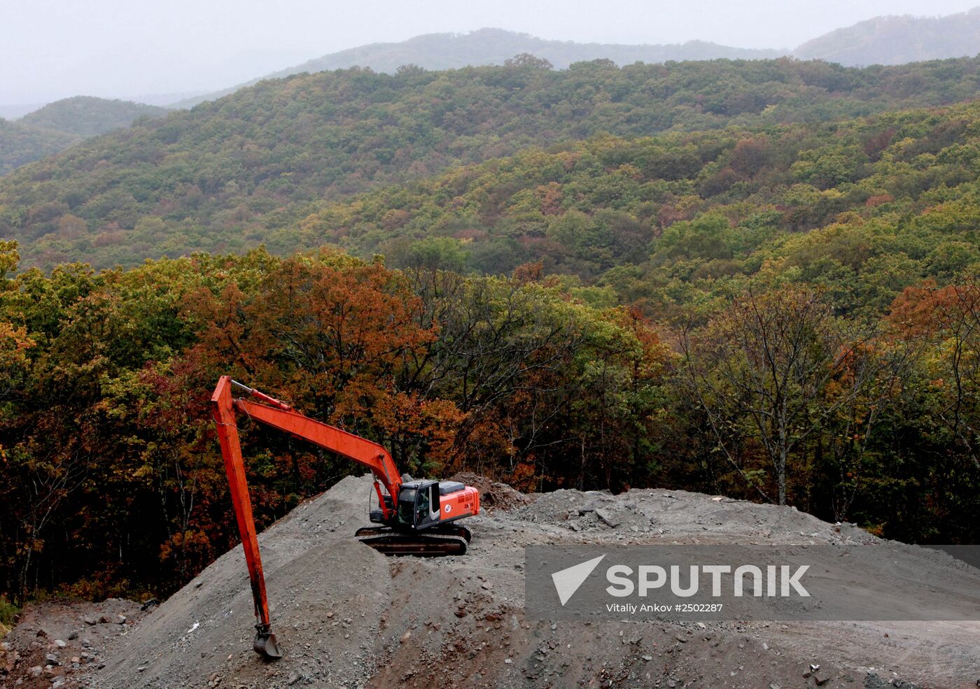 Construction of Narva tunnel in Primorye