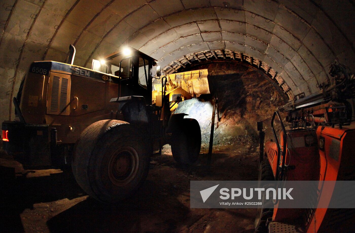 Construction of Narva tunnel in Primorye