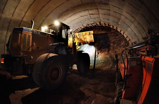 Construction of Narva tunnel in Primorye