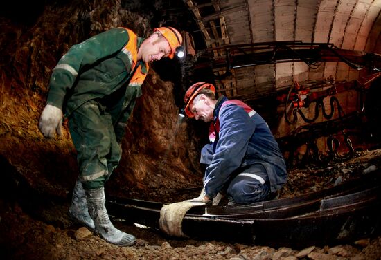 Construction of Narva tunnel in Primorye