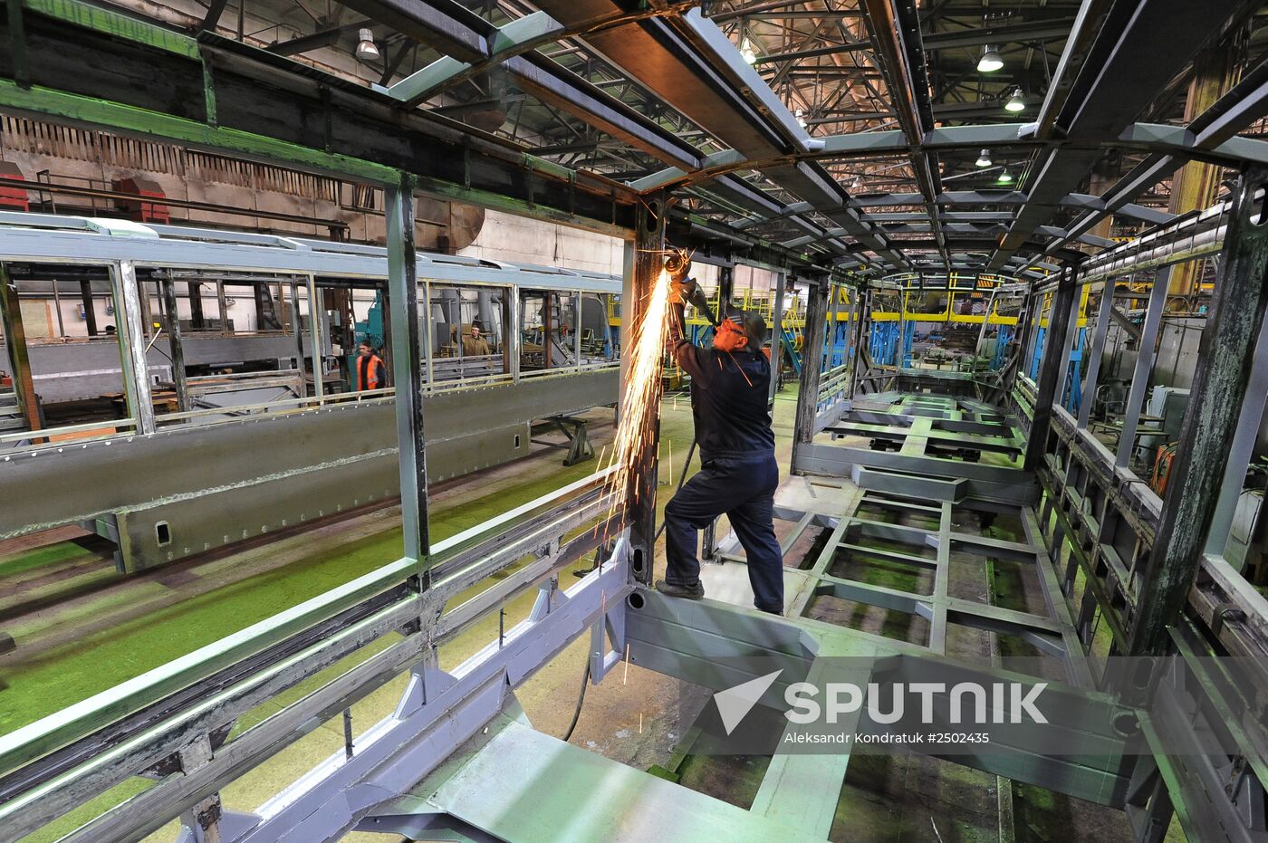 Production of trams at Ust-Katav Kirov Railcar-Building Plant