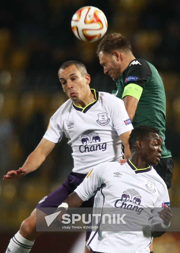 Football. UEFA Europa League. Krasnodar vs. Everton