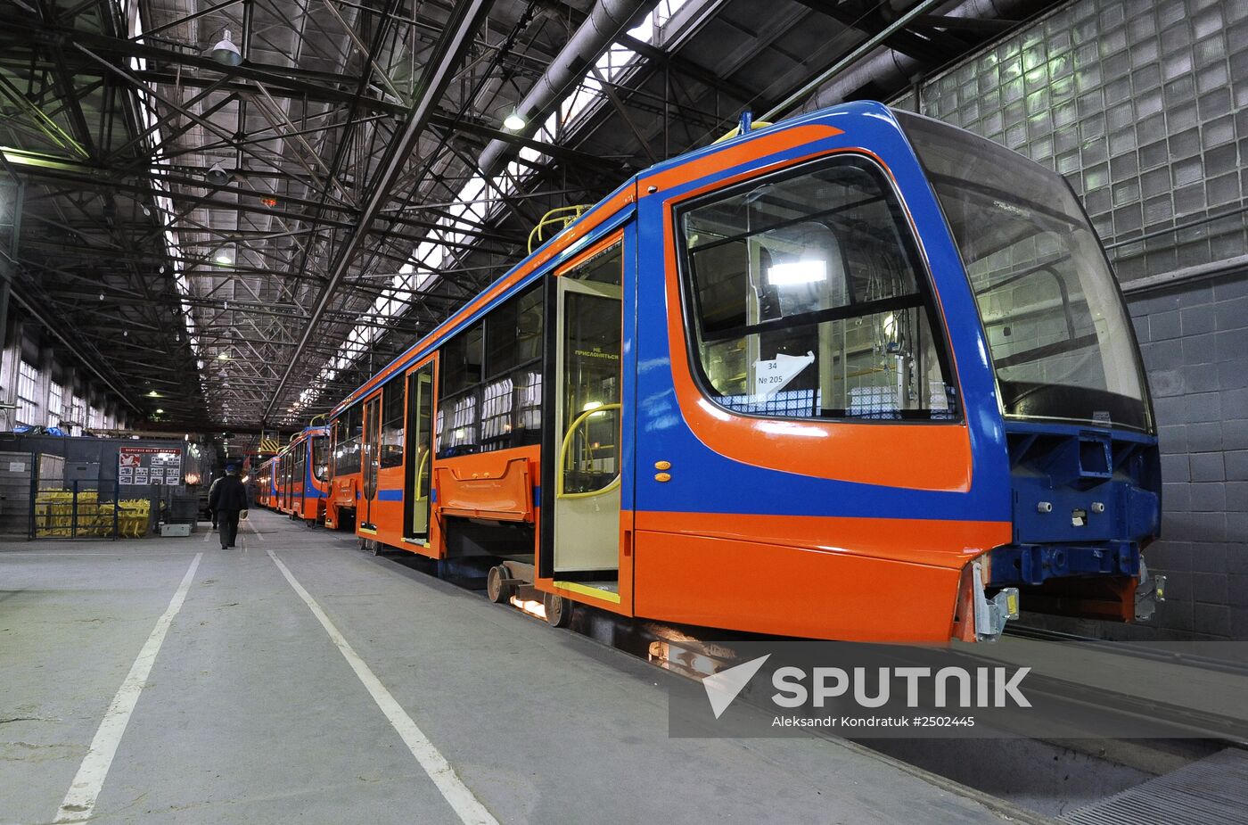 Production of trams at Ust-Katav Kirov Railcar-Building Plant