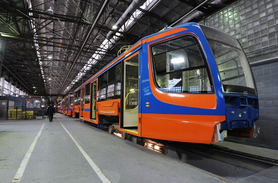 Production of trams at Ust-Katav Kirov Railcar-Building Plant