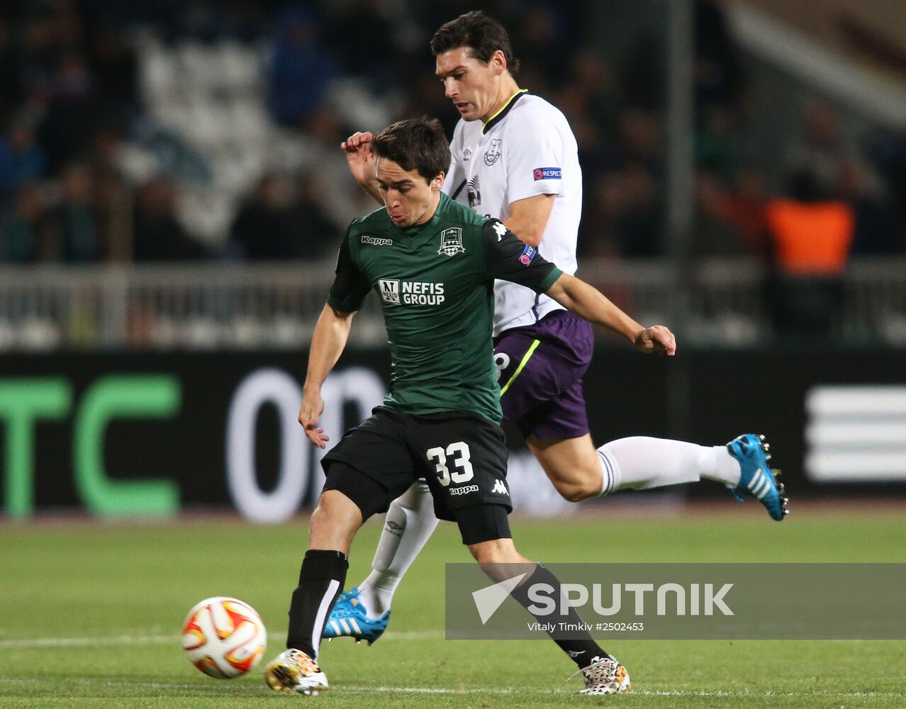 Football. UEFA Europa League. Krasnodar vs. Everton