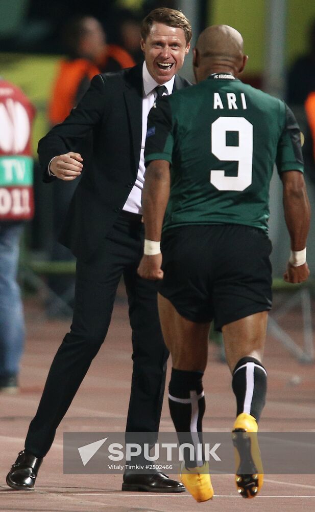 Football. UEFA Europa League. Krasnodar vs. Everton