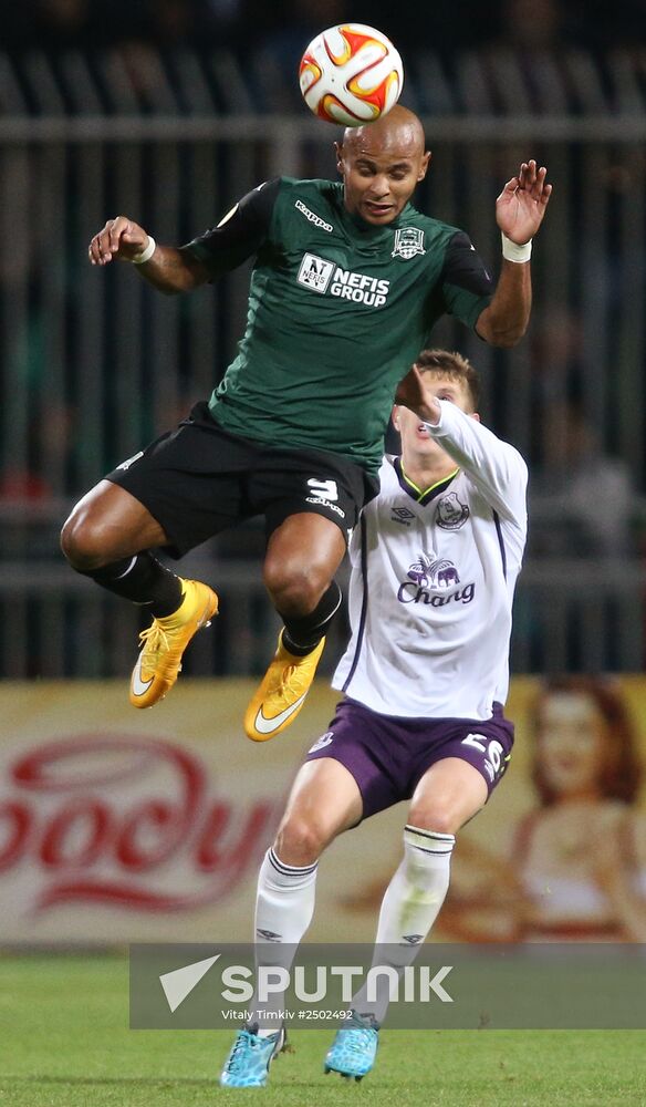 Football. UEFA Europa League. Krasnodar vs. Everton