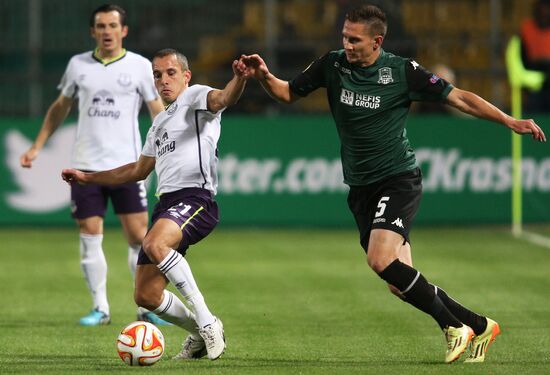 Football. UEFA Europa League. Krasnodar vs. Everton