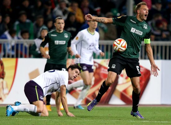 Football. UEFA Europa League. Krasnodar vs. Everton