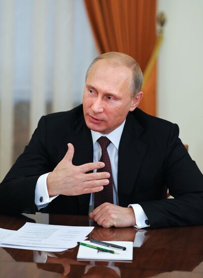 Vladimir Putin meets with Teacher of the Year winners