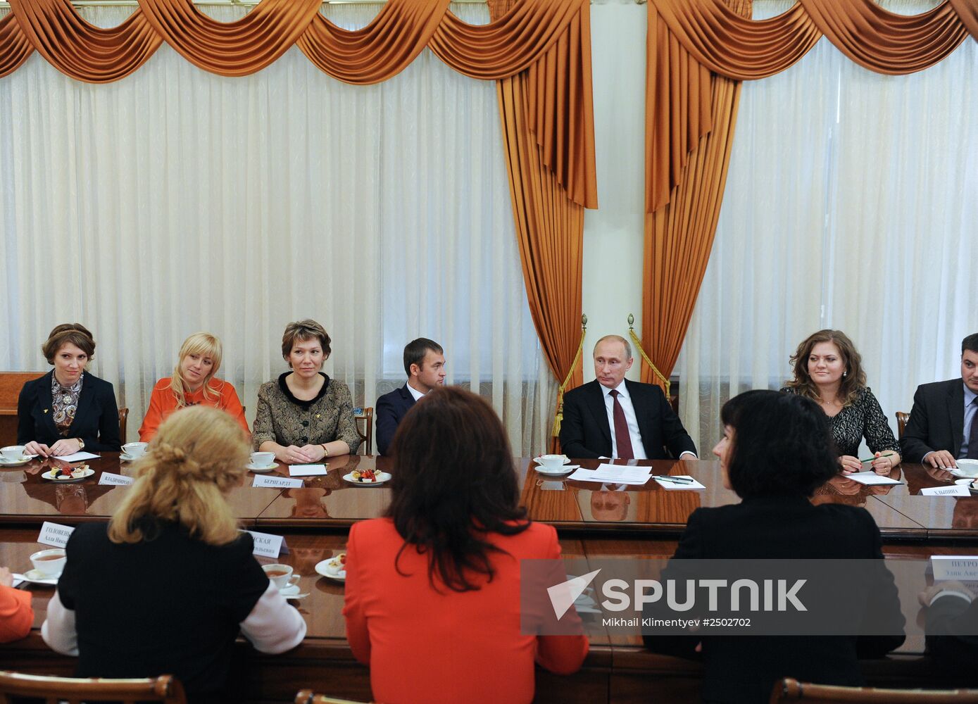 Vladimir Putin meets with Teacher of the Year winners
