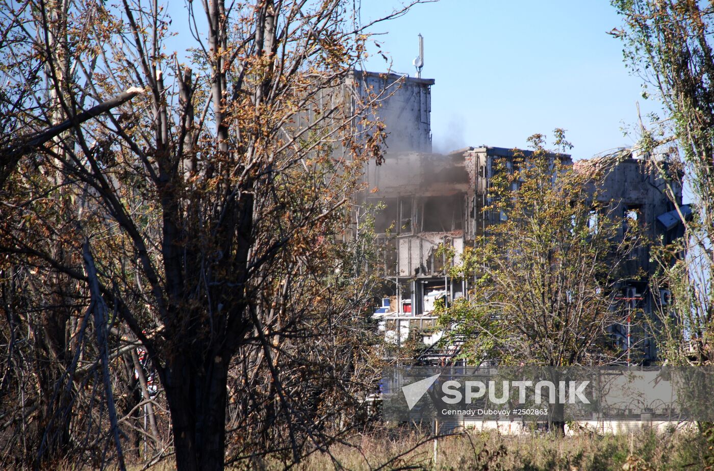 Battles near Donetsk airport
