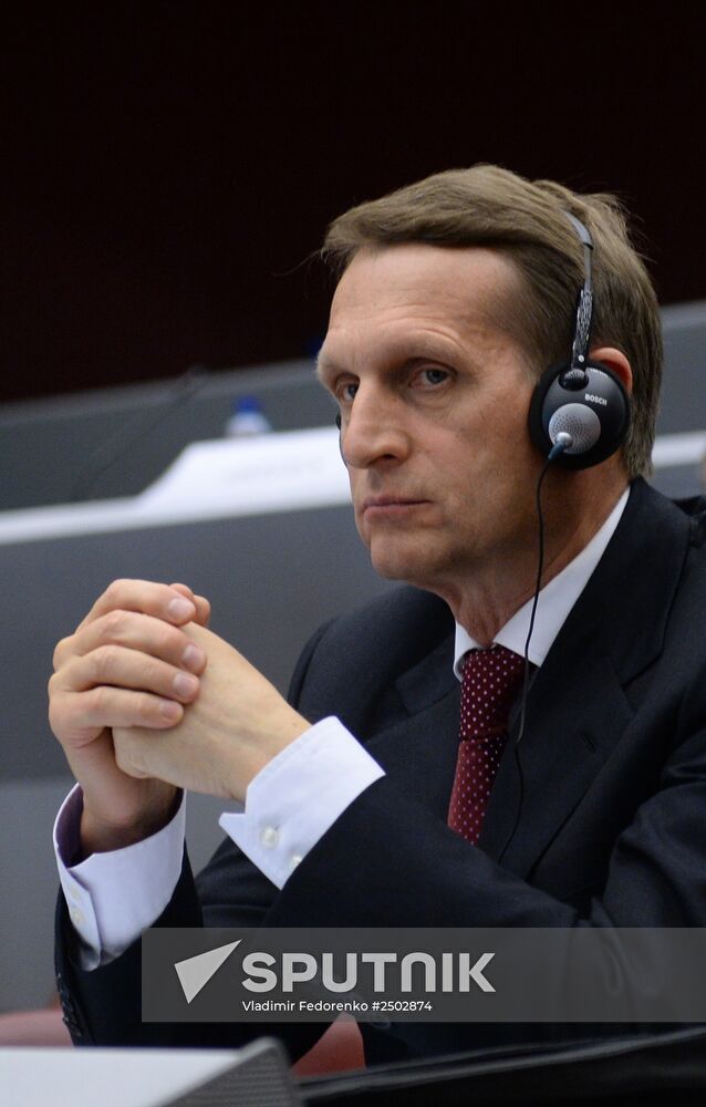 State Duma Speaker Sergei Naryshkin visits Switzerland