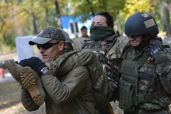 Premedical first aid course in Kyiv for journalists during hostilities