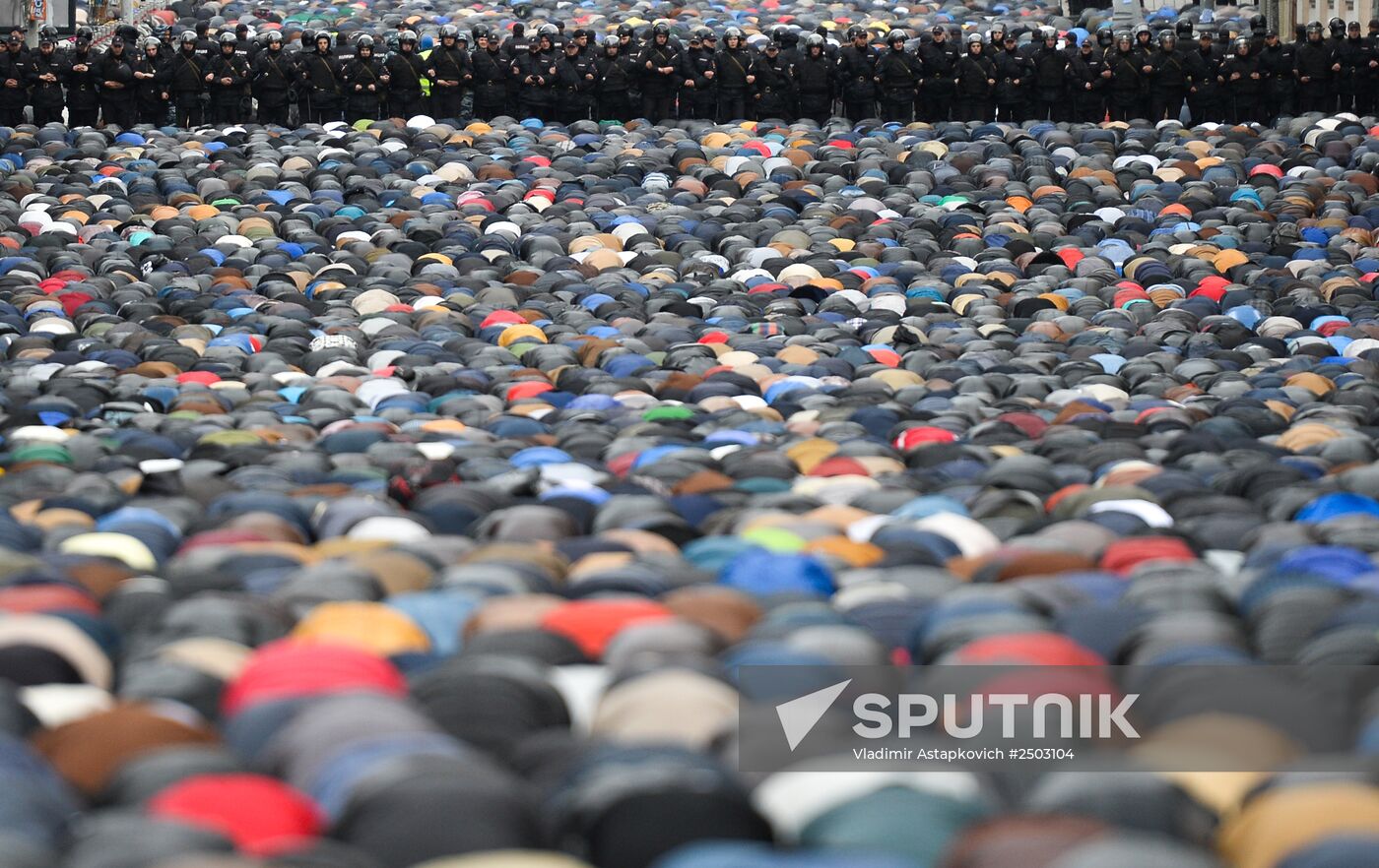 Eid al-Adha celebrations in Moscow
