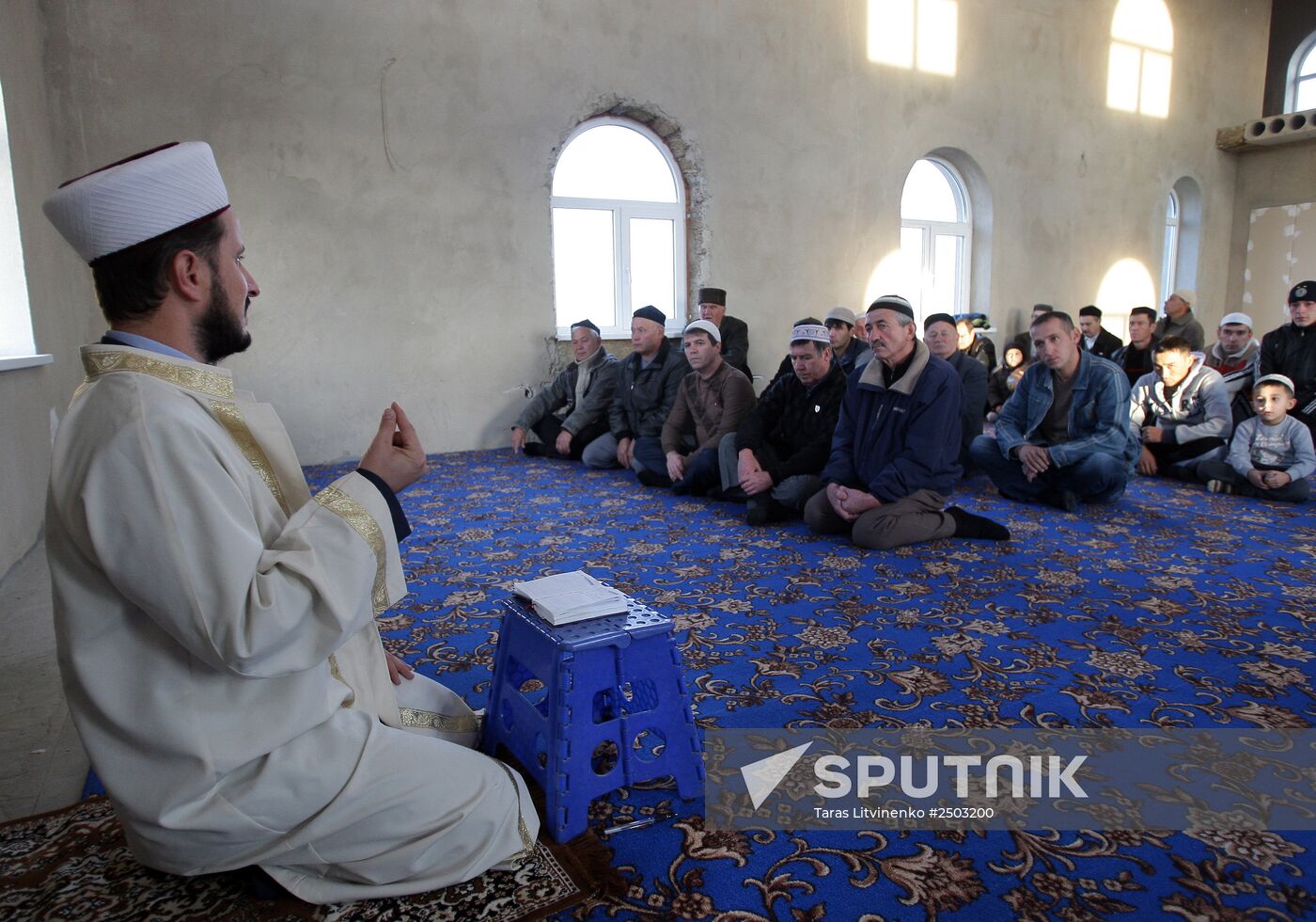 Eid al-Adha celebrations ina new mosque in Crimea