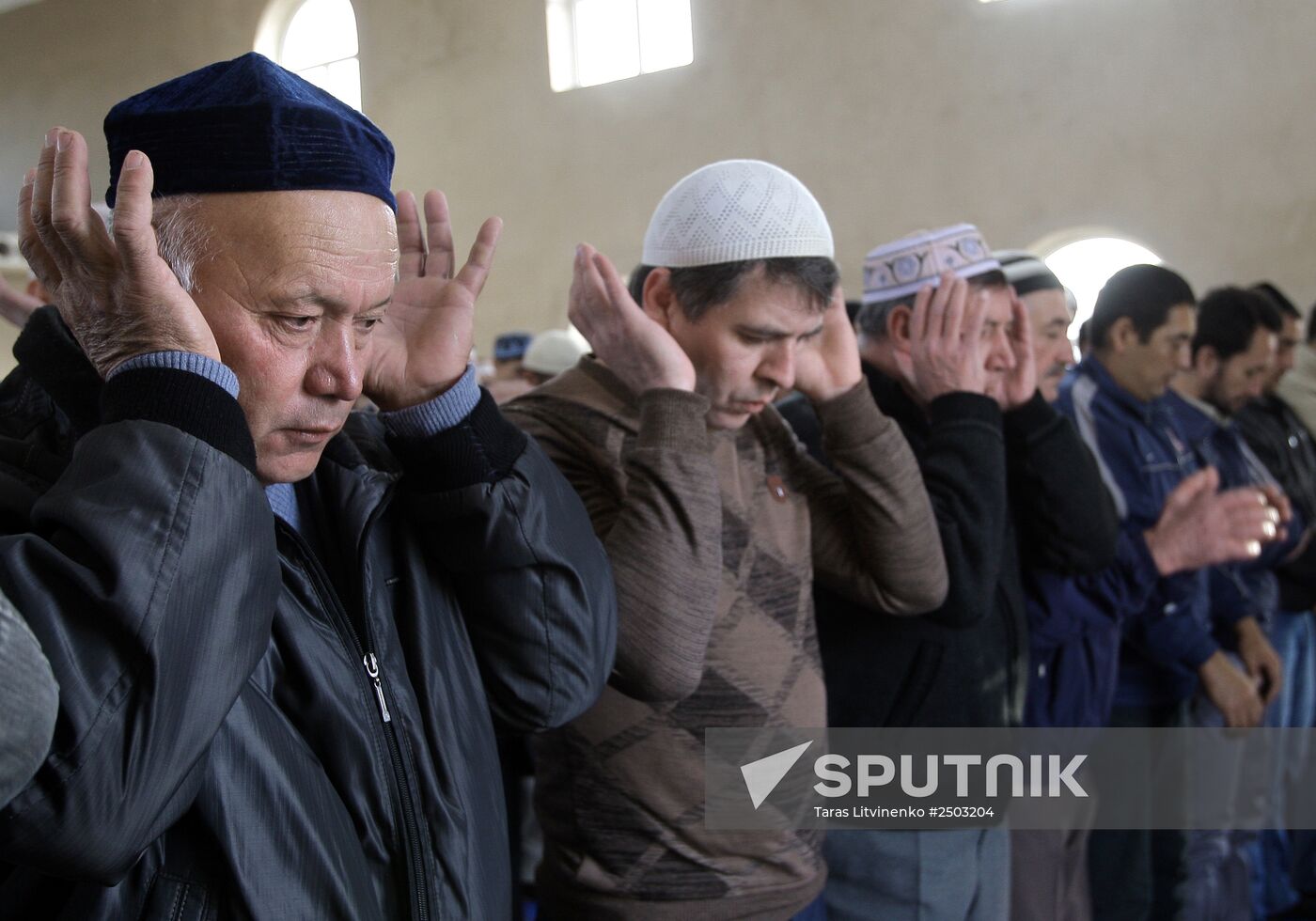 Eid al-Adha celebrations ina new mosque in Crimea