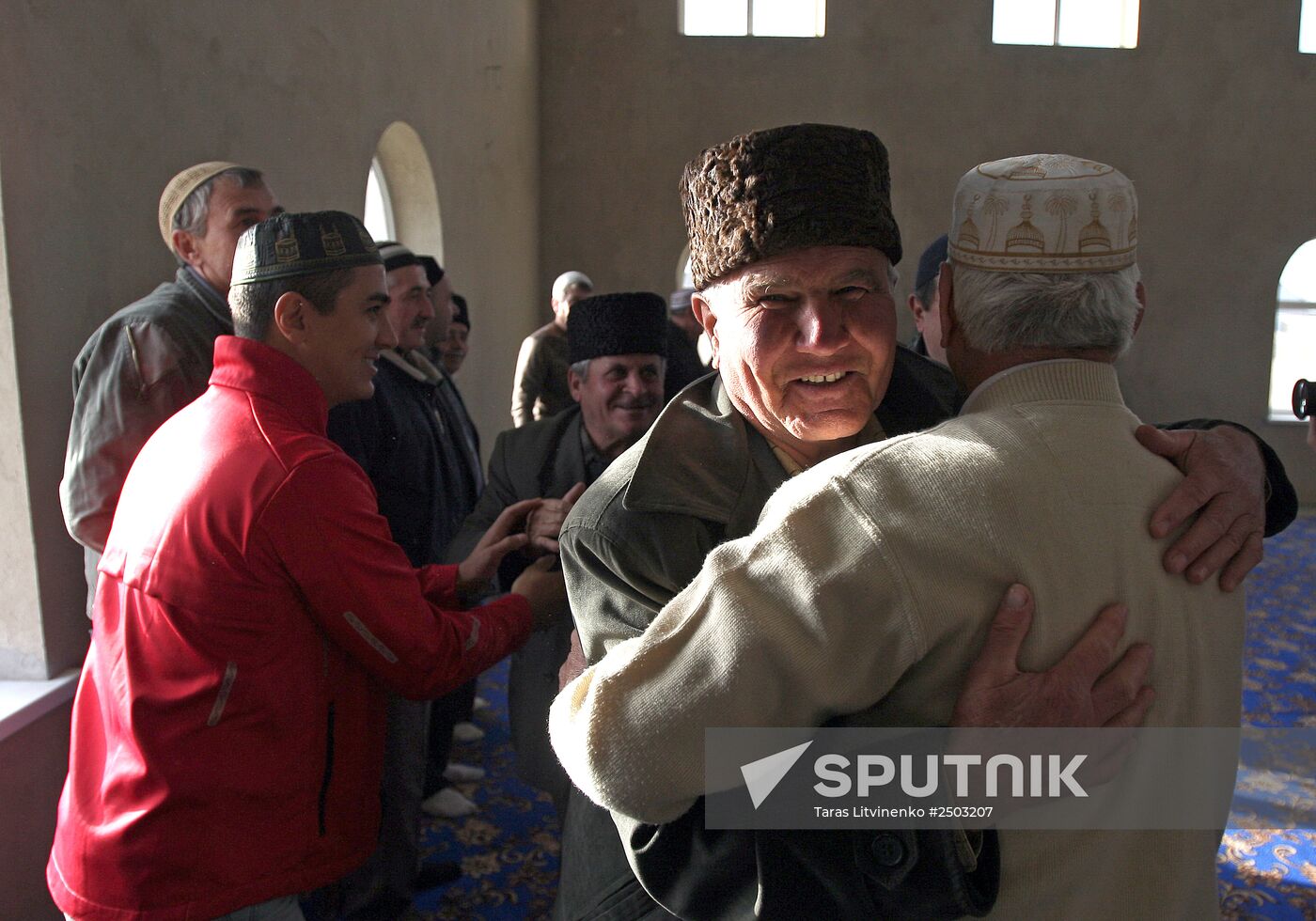 Eid al-Adha celebrations ina new mosque in Crimea