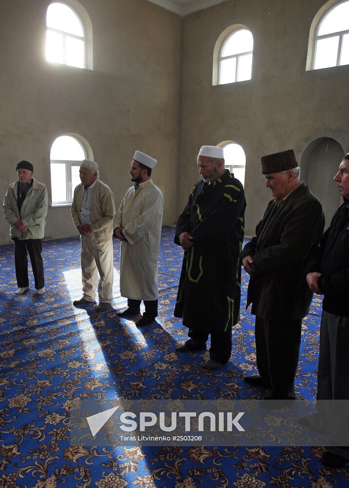 Eid al-Adha celebrations ina new mosque in Crimea