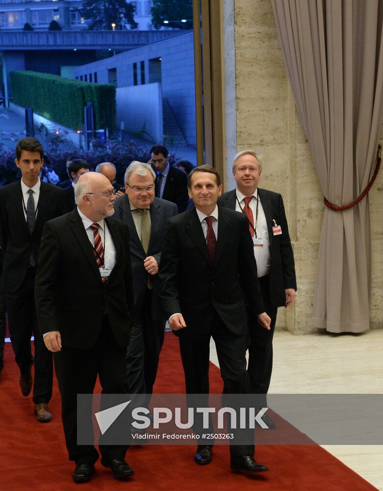 State Duma Speaker Sergei Naryshkin's visit to Switzerland