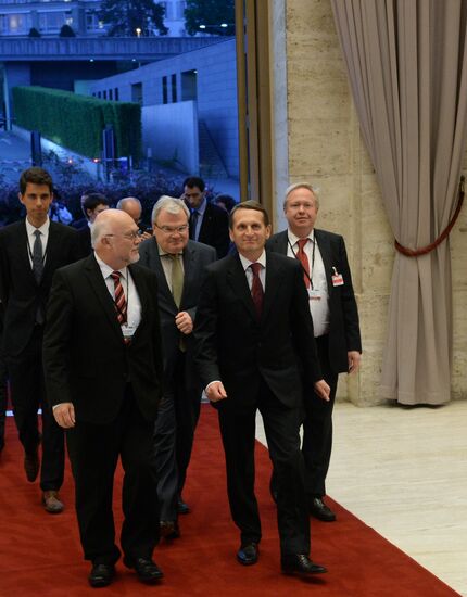 State Duma Speaker Sergei Naryshkin's visit to Switzerland
