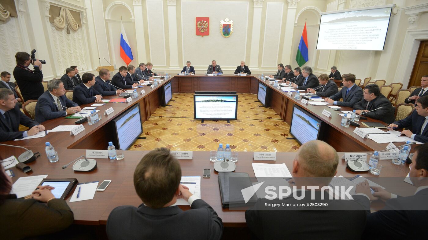 Dmitry Rogozin's working visit to Karelia