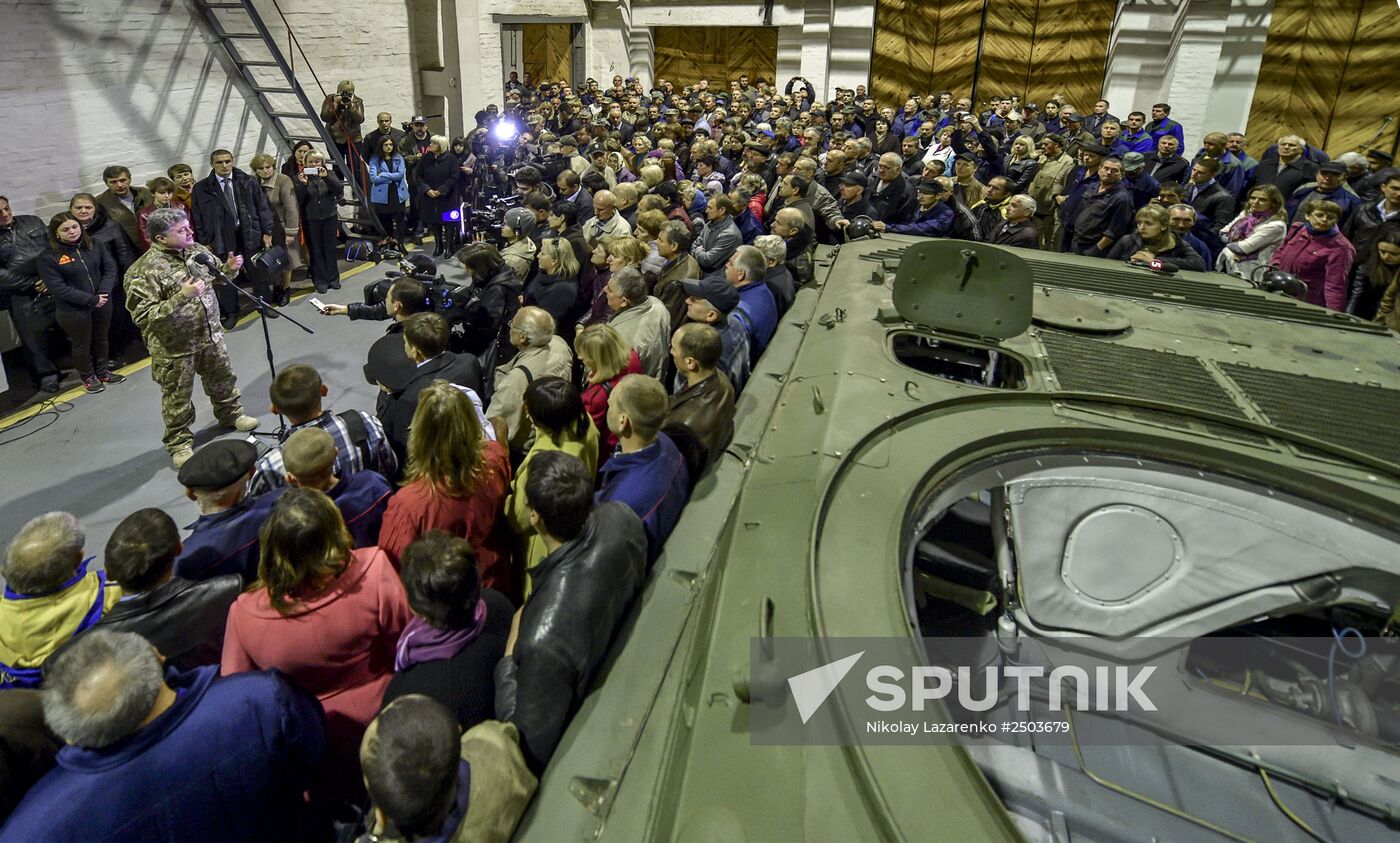 Petro Poroshenko visits Zhytomyr Region