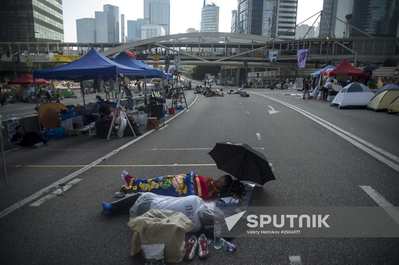 Protests demanding democratic elections in Hong Kong