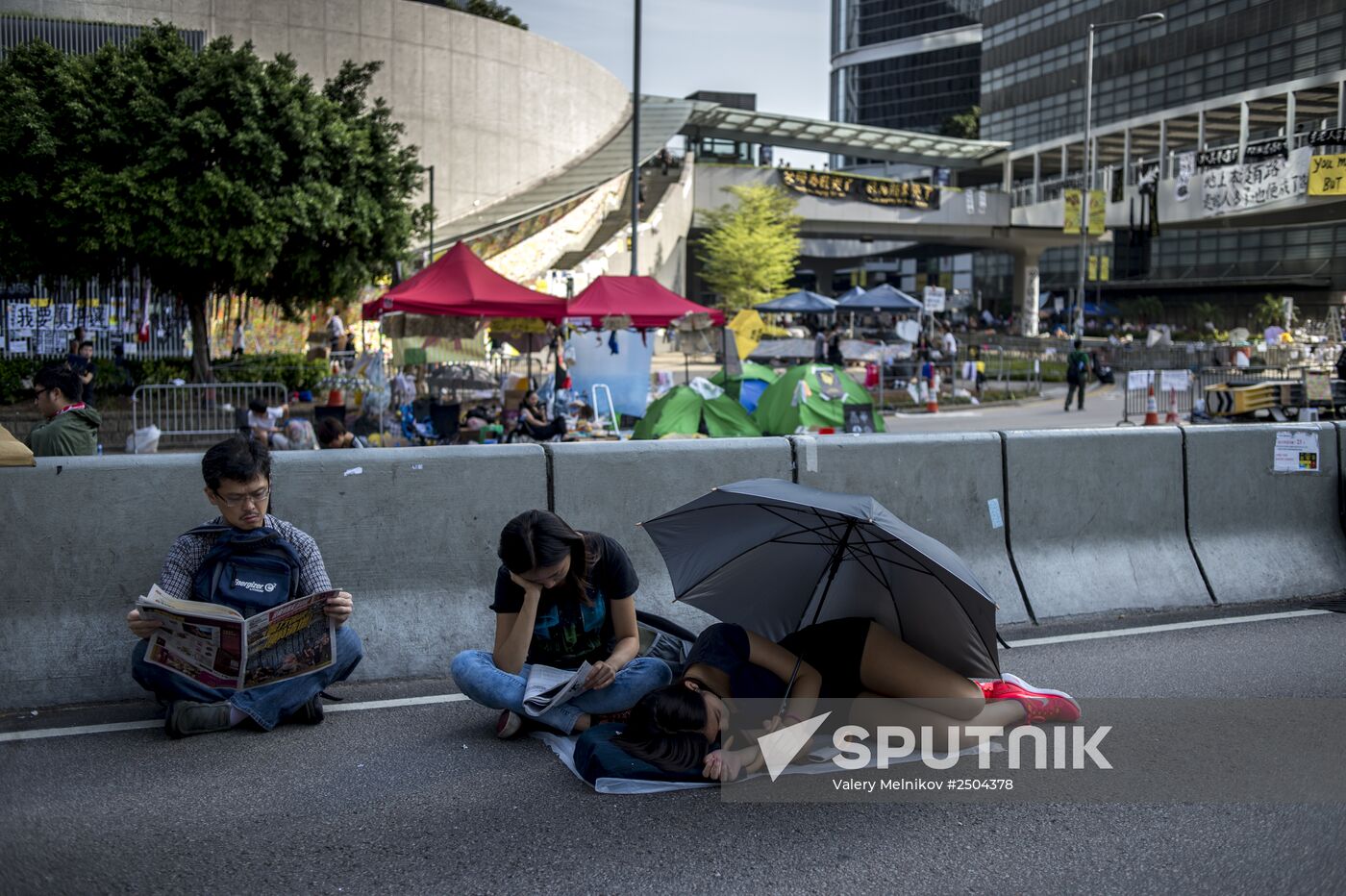 Protests demanding democratic elections in Hong Kong