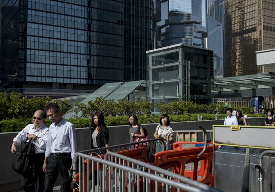 Protests demanding democratic elections in Hong Kong