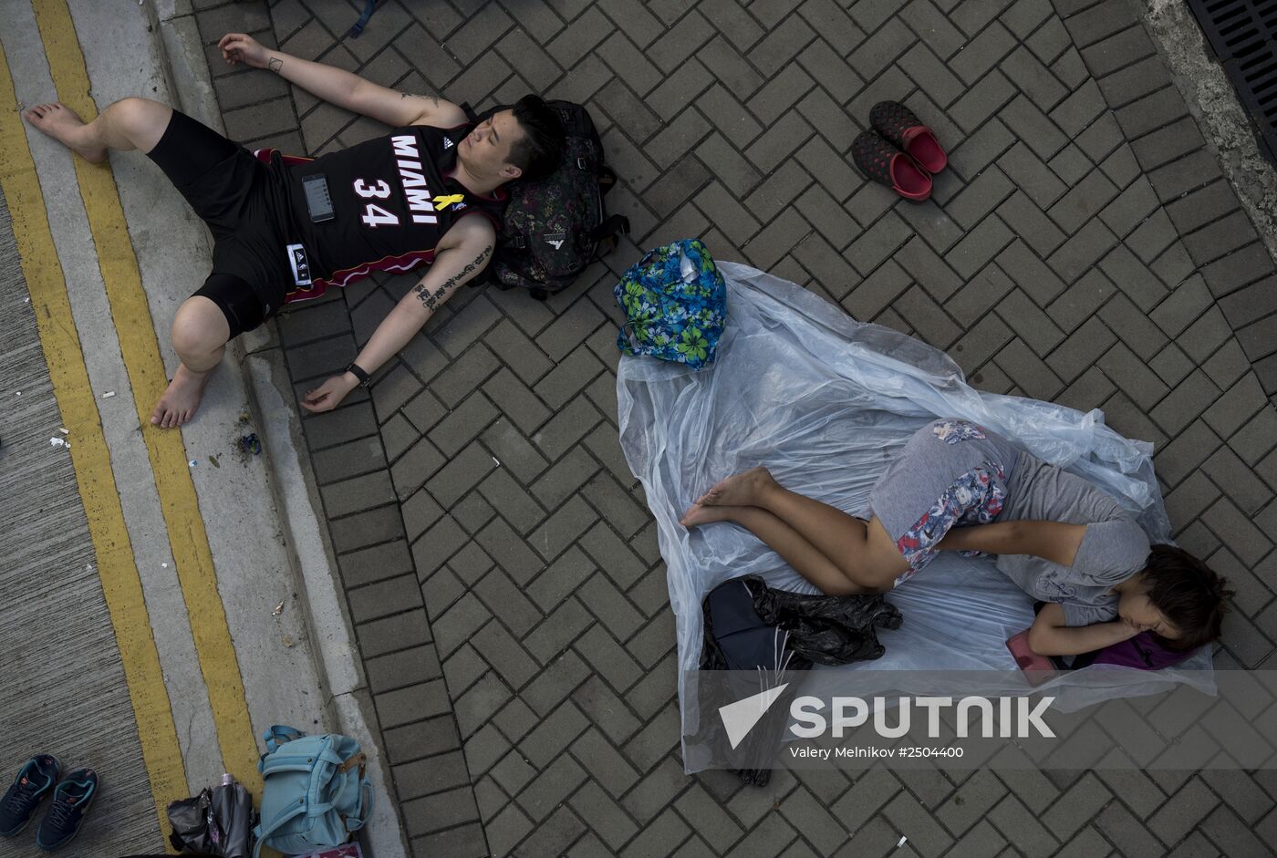 Protests demanding democratic elections in Hong Kong