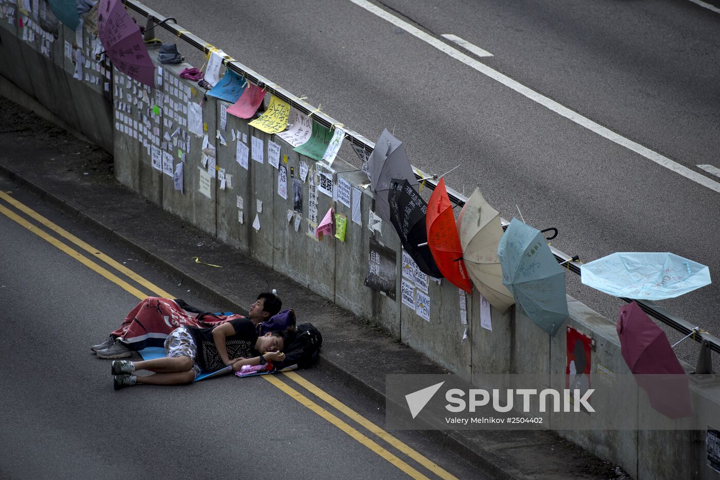 Protests demanding democratic elections in Hong Kong