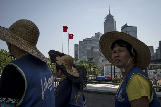 Protests demanding democratic elections in Hong Kong