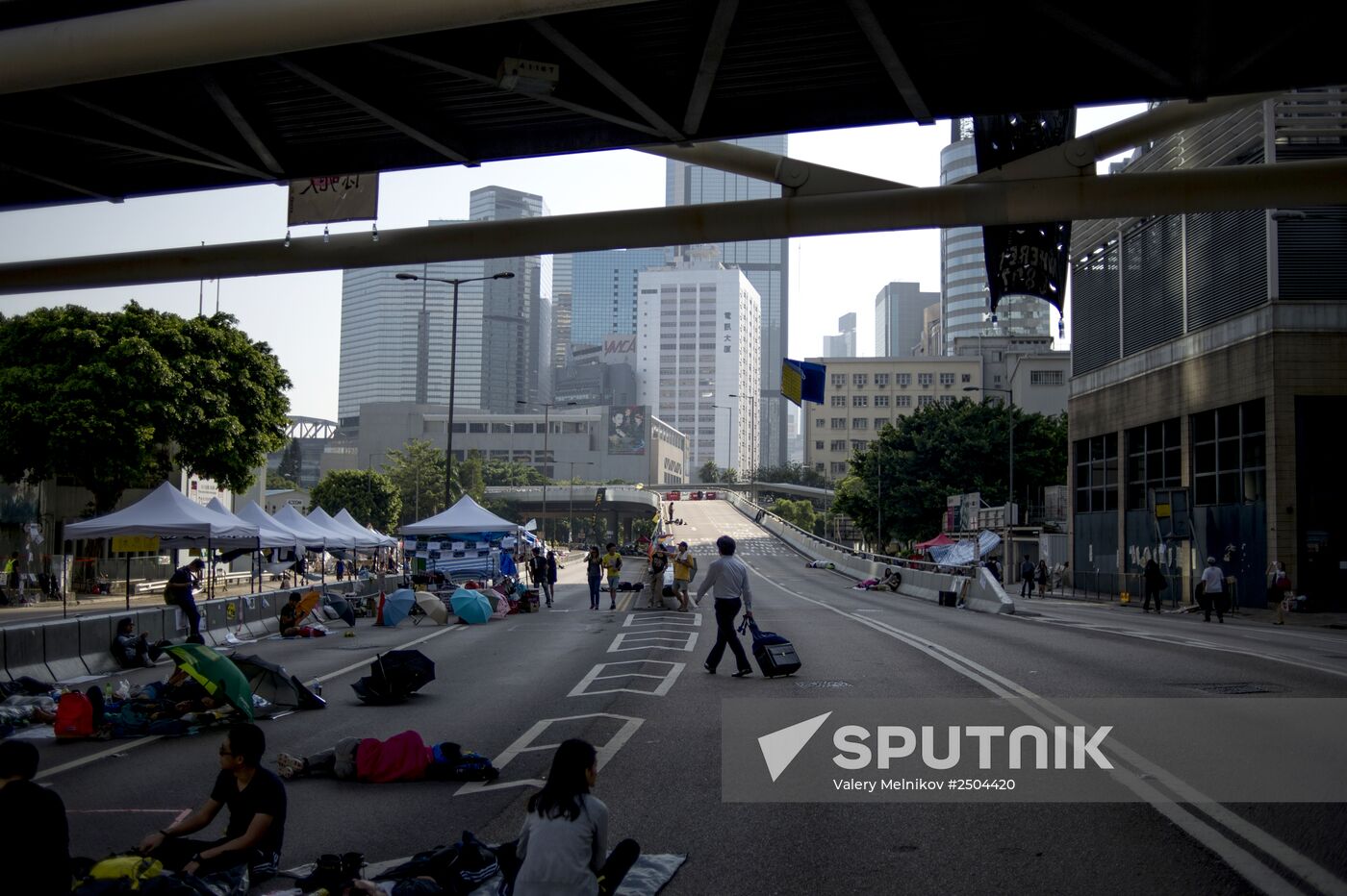 Protests demanding democratic elections in Hong Kong