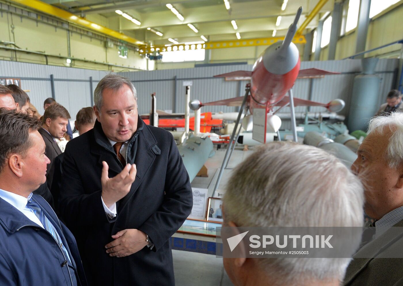 Dmitry Rogozin visits Khimki