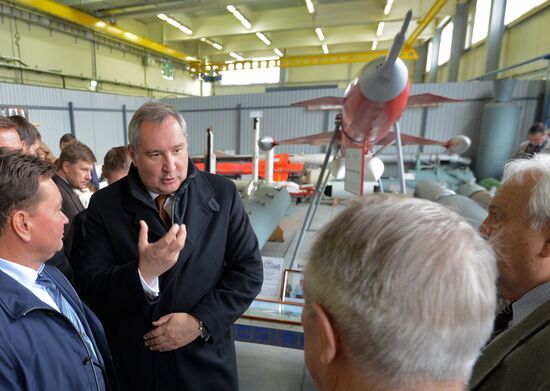 Dmitry Rogozin visits Khimki