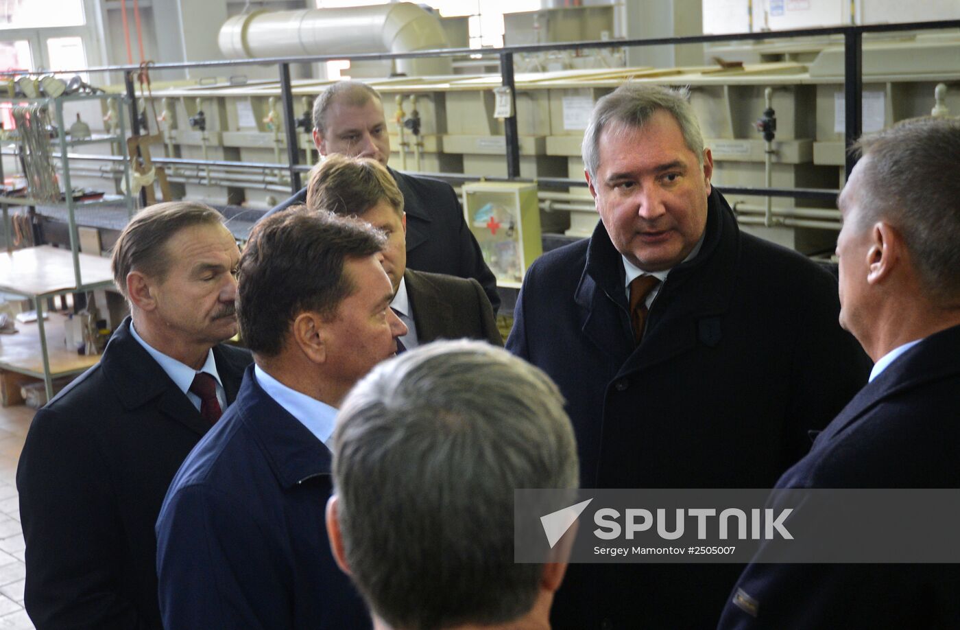 Dmitry Rogozin visits Khimki