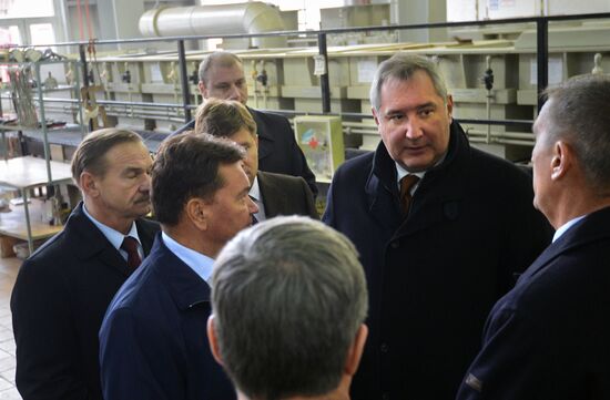 Dmitry Rogozin visits Khimki