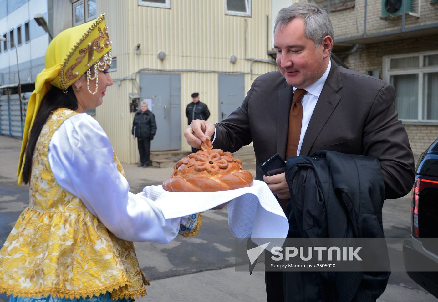 Dmitry Rogozin visits Khimki