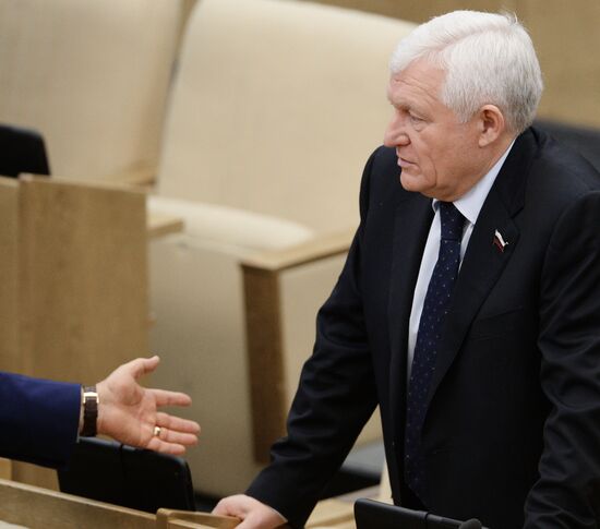 State Duma plenary meeting