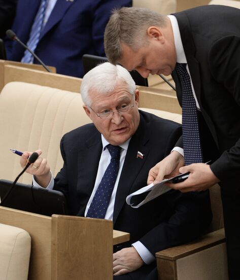 State Duma plenary meeting