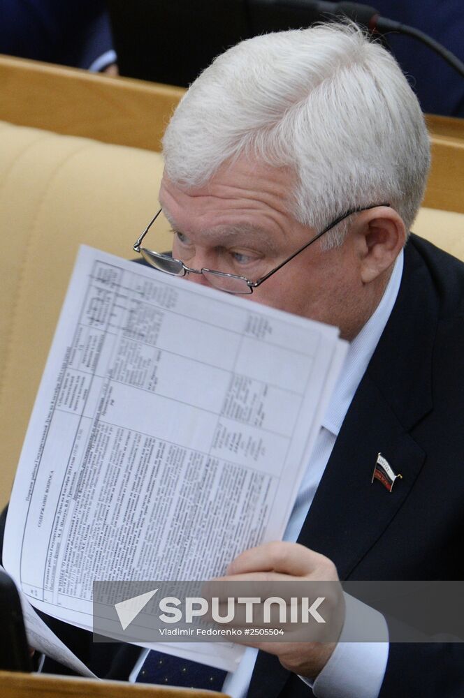 State Duma plenary meeting