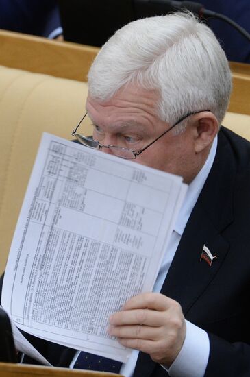 State Duma plenary meeting