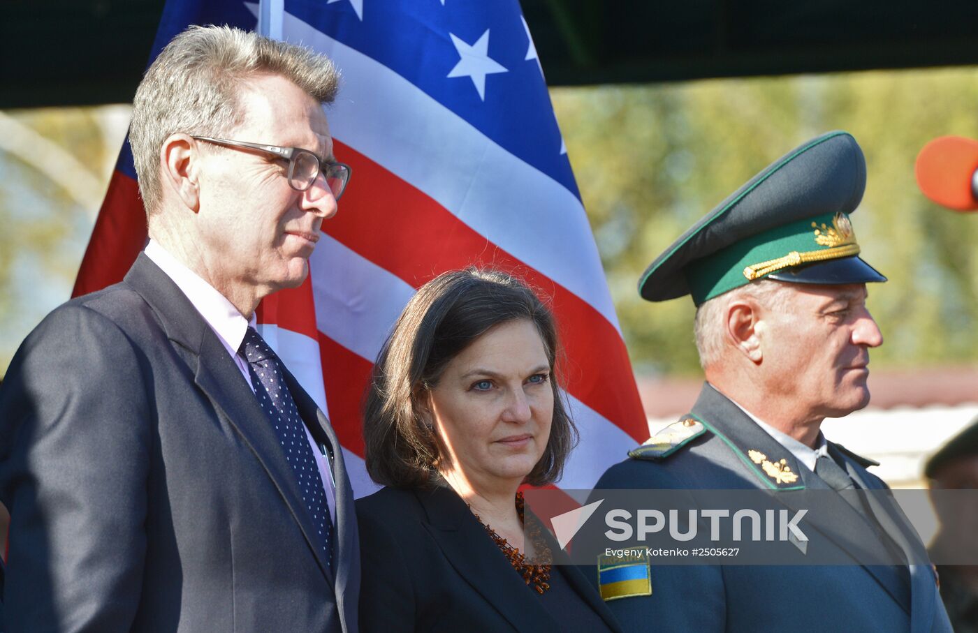 Frontier administration management meeting with US State Department Representative V. Nuland and US Ambassador to Ukraine G. Pyatt