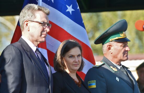 Frontier administration management meeting with US State Department Representative V. Nuland and US Ambassador to Ukraine G. Pyatt