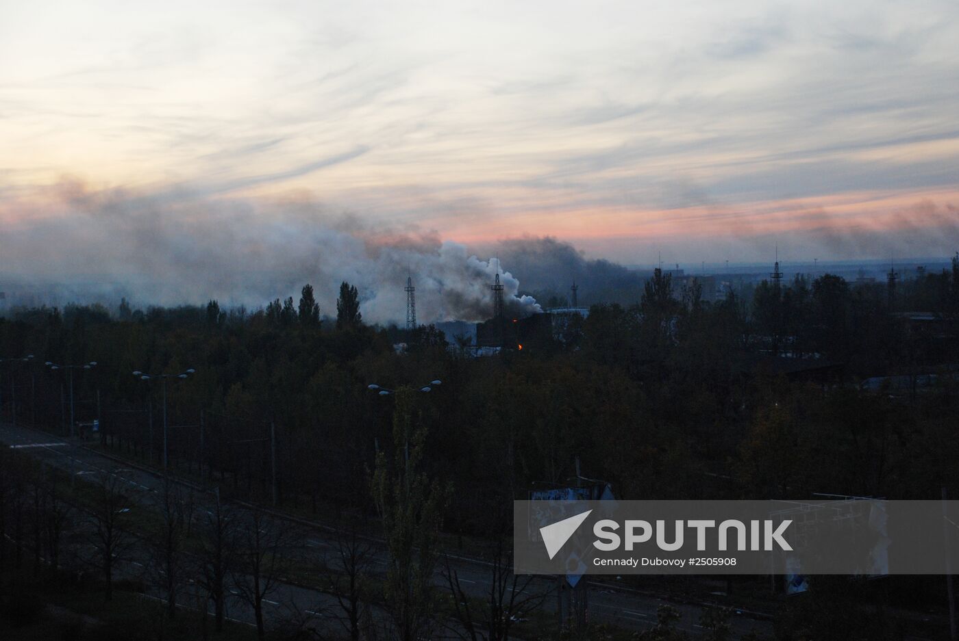 Donetsk airport area update