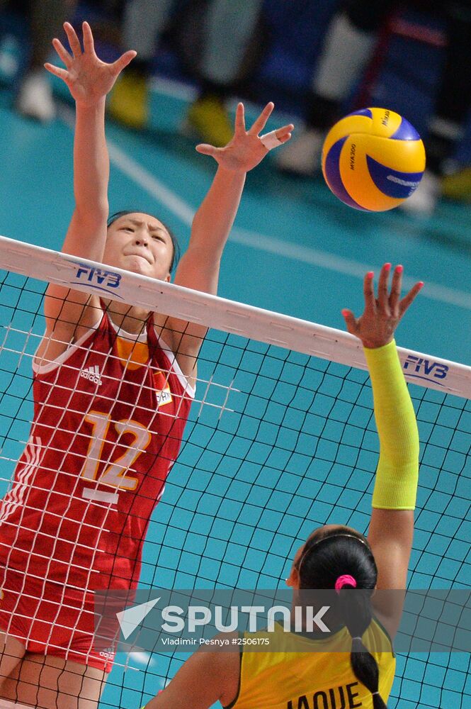 2014 FIVB Volleyball Women's World Championship. Brazil vs. China
