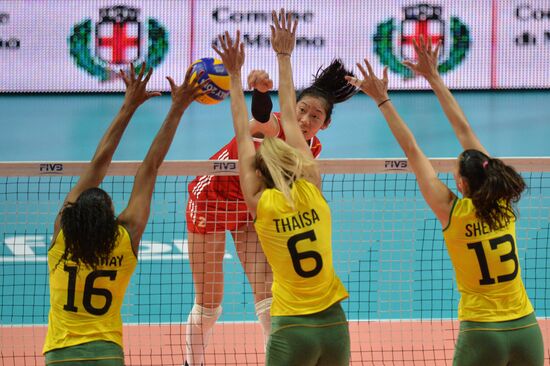 2014 FIVB Volleyball Women's World Championship. Brazil vs. China