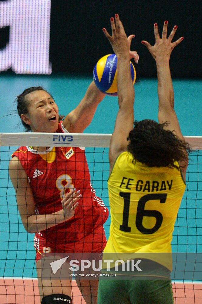 2014 FIVB Volleyball Women's World Championship. Brazil vs. China