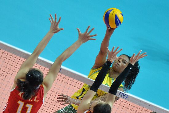2014 FIVB Volleyball Women's World Championship. Brazil vs. China